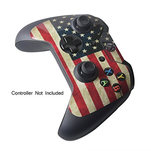 Skins Stickers for Xbox One Games Controller - Custom Orginal Xbox 1 Remote Controller Wireless Protective Decals Covers - High Gloss Protector Accessories - Battle Torn Stripe