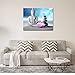 Visual Art Decor Buddha Canvas Wall Art Framed and Stretched Large Peaceful Buddha Act with Compassion White Sand Zen Stone Canvas Prints Buddhism Decoration For Wall (24