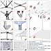 Eurmax 10'x10' Ez Pop Up Canopy Tent Commercial Canopies with Heavy Duty Roller Bag,Bonus 4 Canopy Sand Bags (White)