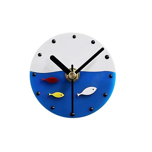 VORCOOL Reloj de nevera magnética estilo mediterráneo antiguo ...
