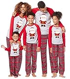 Family Matching 2 PCS Santa Claus Print Christmas