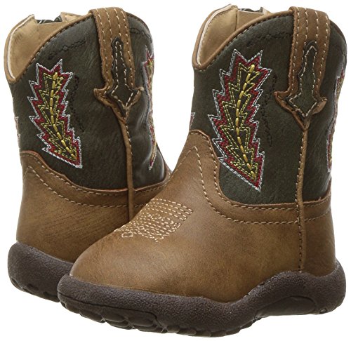 Roper Boys' Arrowheads, Tan, 2 M US Infant