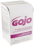 GOJO 800 Series Bag-in-Box Premium Lotion Hand Soap, 800 mL Hand Soap Refill for GOJO Bag-in-Box Push-Style Dispenser - 9104-12
