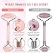 Original Rose Quartz Roller and Gua Sha Set – Jade Roller For Face – Face Roller: 100% Natural Crystal – Face Massager for Wrinkles, Anti Aging Facial Roller – Authentic, Durable, Noiseless Designthumb 1