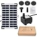 Ankway Solar Water Fountain kit Solar Water Pump Kit, Solar Fountain Pump with Solar Panel Outdoor Fountain Pump Kit for Small Pond,Bird Bath,Garden Decorating