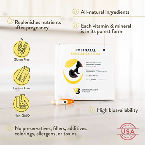image for Postpartum Multivitamins for Nursing/Breastfeeding Mom, Increase Breas