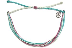 Pura Vida Jewelry Bracelets - 100% Waterproof and Handmade w/Coated Charm, Adjustable Band