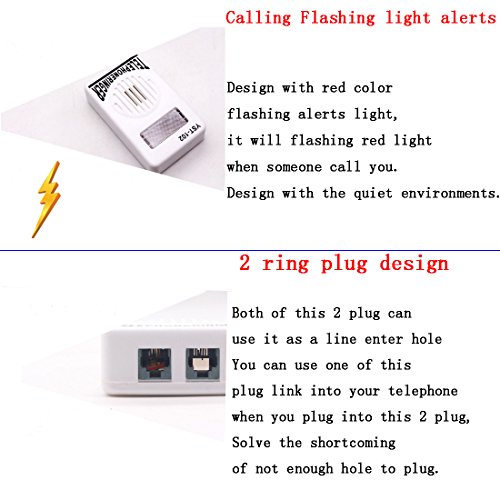 Telephone Phone Amplifier,Bagvhandbagro Socket Loud Telephone Ring
