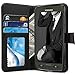 S7 Active Case, TAURI [Stand Feature] Wallet Leather Case with Card Pockets Protective Case Flip Cover For Samsung Galaxy S7 Active - Black