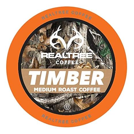 Realtree Timber Meduim Roast Coffee Pods For Keurig K Cup Brewers 40 Count Amazon Com Grocery Gourmet Food