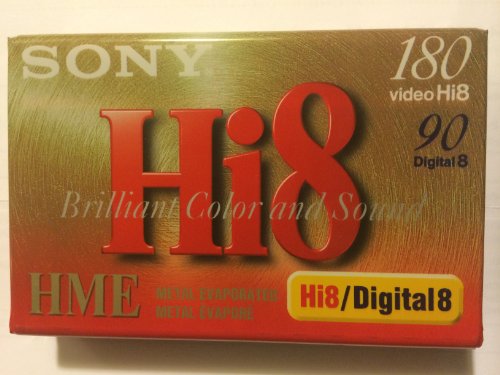 SONY E6-180HMEB Hi-8mm Tape (Package of 1)