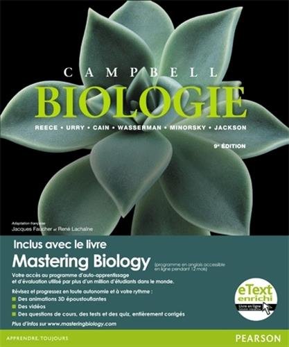 Coffret Biologie: avec eText enrichi + Mastering Biology by (Hardcover)