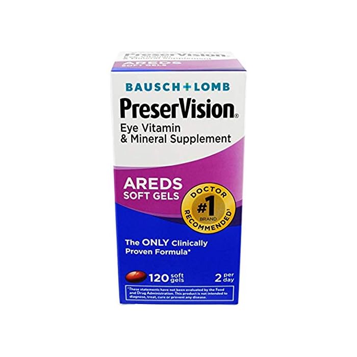 Bausch & Lomb PreserVision Eye Vitamin & Mineral Supplement