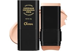 O'CHEAL Face Foundation Contour Stick Long-wear Lightweight Brighten Stick Blemish Contouring Face Concealer Beauty Makeup 02#NATURAL
