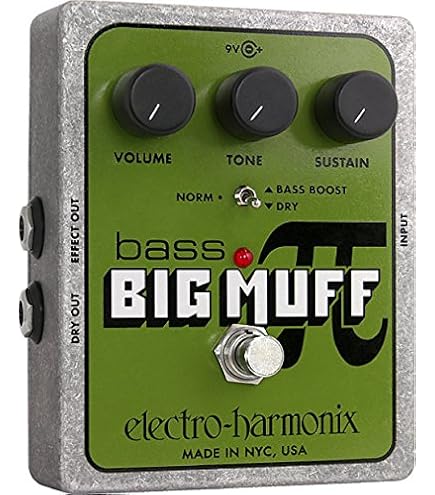 Amazon.com: Electro-Harmonix Nano Bass Big Muff Pi Fuzz Pedal