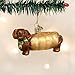 Old World Christmas Ornaments: Dog Collection Glass Blown Ornaments for Christmas Tree, Wiener Dog