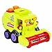 Friction Powered Cars Construction Vehicle Toys for Baby Toddlers Over 18 Months, Mixer Truck, Sweeper Truck, Harvester Truck, Push Forward and Running Toys Early Educational Cartoon Set of 3