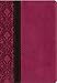 Slimline Reference Bible NLT, TuTone (Red Letter, LeatherLike, Rich Raspberry/Brown/Dark Brown)