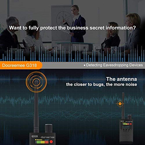 【Newest Version】 Dooreemee Anti Spy RF Signal Detector Bug Detector GPS Tracker Wireless Camera Amplification Ultra-high Sensitivity GSM Device Finder(2" X 0.8" X 3.3", 4.1oz, Handheld) - Thumbnail 3