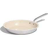 Made In Cookware - 12" Nonstick Ceramic Frying Pan - 5 Ply Stainless Clad - Professional Cookware - Crafted in USA - Inductio