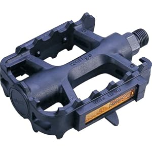 ETC EPE211 Mountain Bike Pedals, Resin Bike Pedals With In-Built Reflectors, Pair Of Sturdy & Safe Flat Bike Pedals…