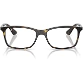 Ray-Ban Unisex Rx7047 Rectangular Prescription Eyeglass Frames