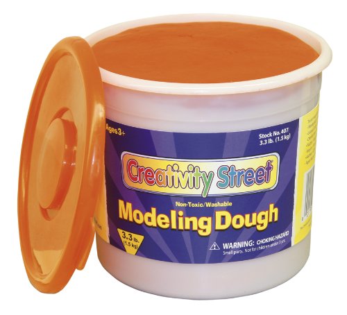 Creativity Street Modeling Dough, Orange, 3.3-lb. Tub (AC4072)