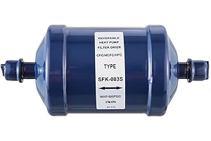 BOJACK Refrigerant Filter Drier Bi-Flow Liquid Line SFK-083S 3/8" Sweat filter dryer for refrigeration for CFC HCFC HFC Heat 