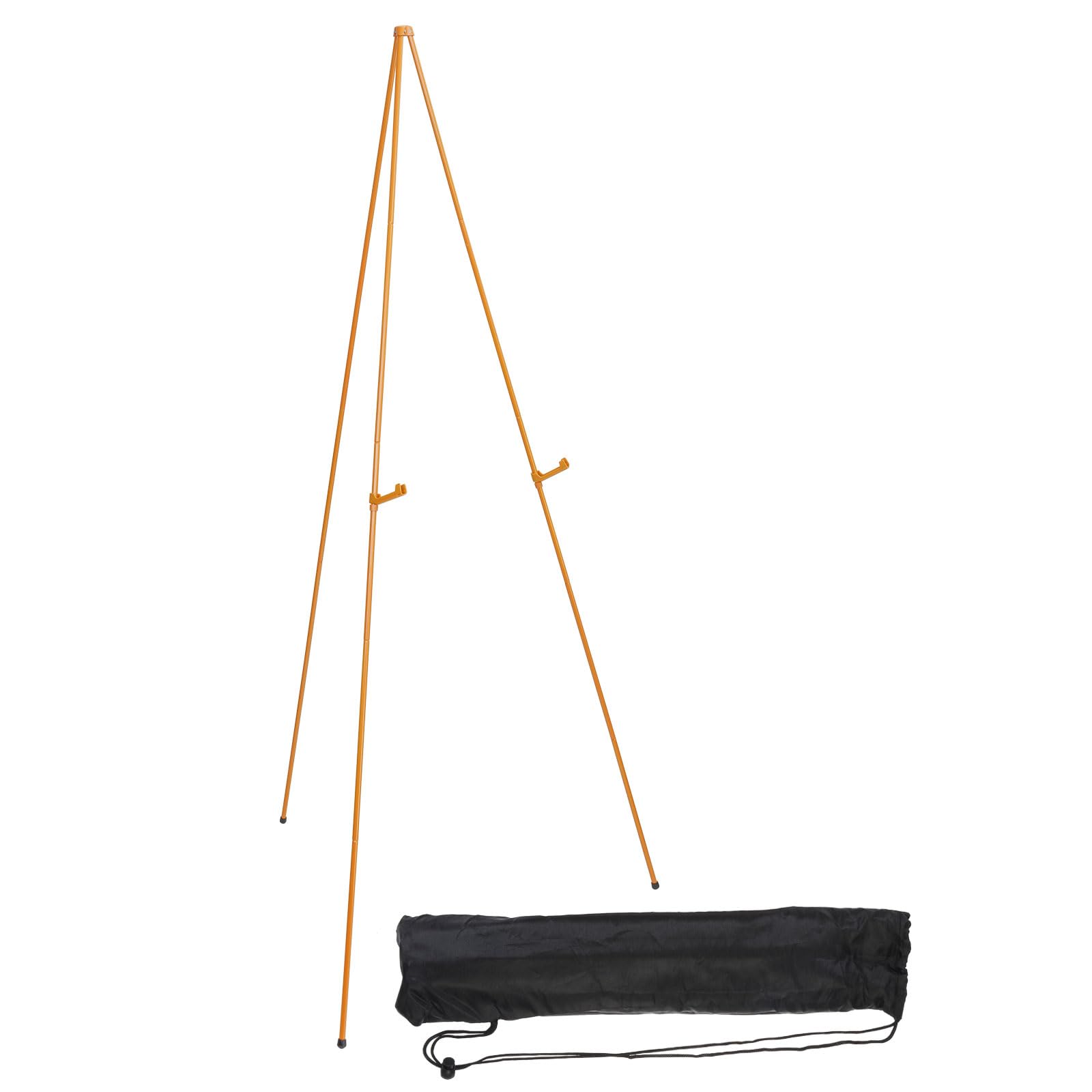 Photo 1 of PATIKIL 63inch Easel Stand for Painting, Art Easel Stand Folding Large Portable Easel Low to Ground Tripod Aluminum for Signs Poster Display Art Decor Picture Photo Wedding,Brown