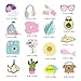 Stickers for Water Bottles Waterproof Cute Vinyl Stickers Laptop Luggage Stickers Skateboard Guitar Travel Case Graffiti Sticker Motorcycle Stickers Teens Girls Boys (35 pcs)