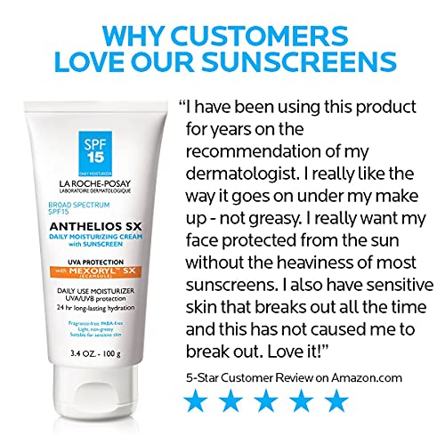 La RochePosay Anthelios SX Daily Face Moisturizer Cream with Sunscreen