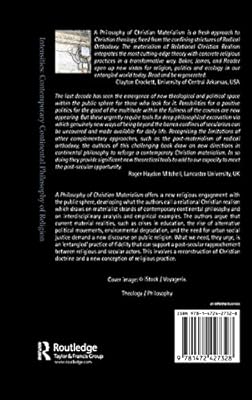 A Philosophy Of Christian Materialism Entangled Fidelities - 