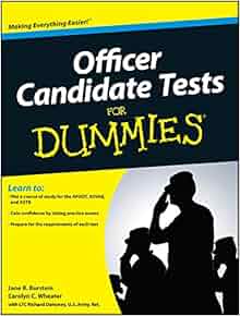 Officer Candidate Tests For Dummies Jane R Burstein