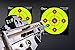 EASYSHOT Sight-in Shooting Targets – Paper Targets with 1 x 1-inch Grid – High-Contrast Color Targets for Shootin (100, 13X13 Bullseye Yellow)