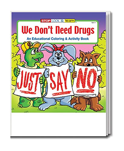We Don't Need Drugs Kid's Coloring & Activity Books in Bulk (25-pack)