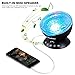 Ocean Wave Projector, Ohuhu 12 LED 7 Colors Changing Remote Control Night Light With Built-In Music Player, Undersea Projector Lamp For Kids Adults Bedroom Living Room Decoration, Black