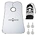 Beardbusters Beard Apron Bib Catcher Beard Cape for Shaving - Hair Clippings Catcher & Grooming Cape Apron - Beard Shaving Bib Catcher for Easy Clean Up & Clog-Free Drain w/Extra Suction Cups