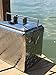 Silver Creek Diamond-Plate Cooler. Stylish Built-in Bottle Opener. Holds 12 cans or 8 Bottles. Refrigeration Grade Insulation.