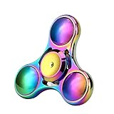 2017 Tri-Spinner Fidget Toy EDC Hand Spinner For Autism and ADHD Rotation Time Long Anti Stress Toys Vanser (Colorful)