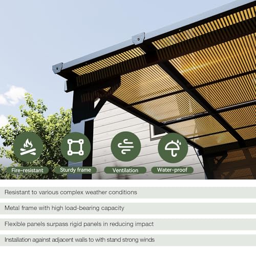 Aoxun 14x10 Hardtop Gazebo Review: Aluminum Frame with Polycarbonate Roof image 11