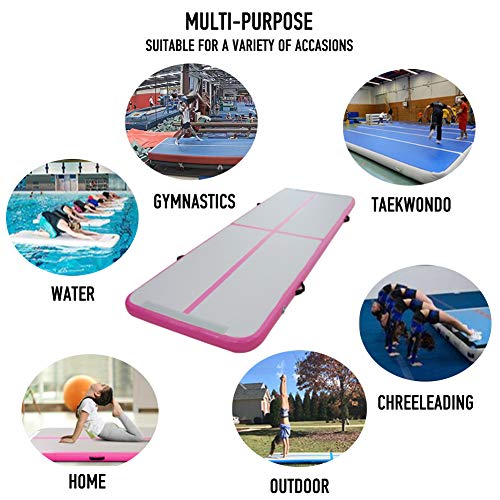 Sinolodo Inflatable Air Track 8 inches Thick Gymnastics   Yoybuy