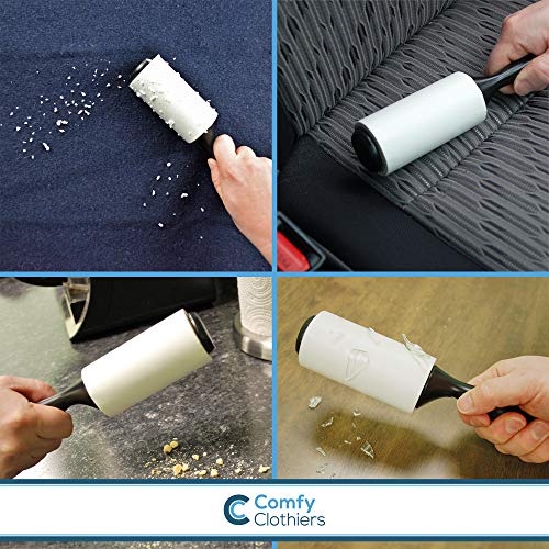image for Classic Extra Sticky Lint Rollers for Clothes, Dust & Lint - 350 Sheet