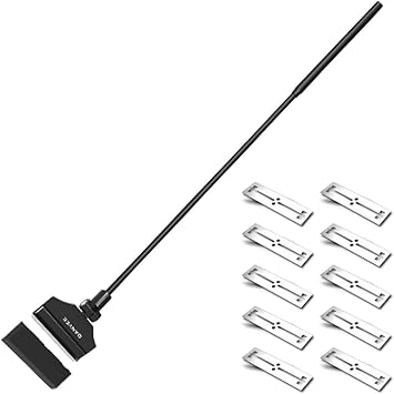 Amazon Co Jp Utst 水槽コケ取りスクレーパー 水槽そうじ道具 可動タイプ 替刃10枚付き 55cm X 1 スポーツ アウトドア