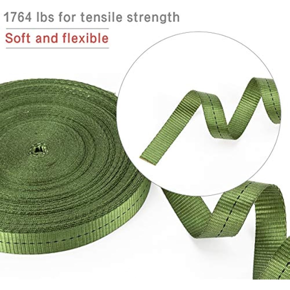 Biubee 2 Rolls 108 Feet Long Inch Wide Green Tree Tie