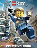 LEGO CITY: Coloring Book for Kids and Adults - 40 illustrations
