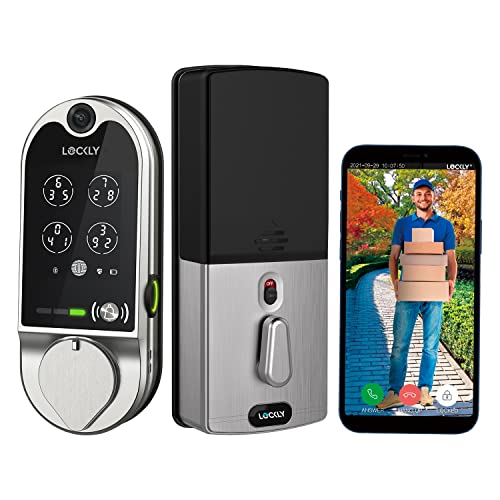 Lockly Vision, Smart Lock with HD Doorbell Camera, PIN Genie® Keypad