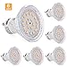 Ledgle GU10 20 LED Bulbs, 60W Halogen Bulbs Equivalent, 3000K Warm White, 360Lumens, 120 Degree Beam Angle, Pack of 6