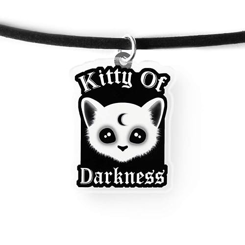 Amazon Com Kitty Of Darkness Choker Cat Necklace Pastel Goth