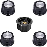 Szliyands A04 knob for 6mm / 0.24" Diameter Shaft Potentiometer, 30mm top Diameter 5PCS