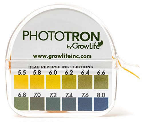 Hydrion 5.5-8.0 pH Range Test Paper, 15 Foot Roll With Dispenser and Color Chart